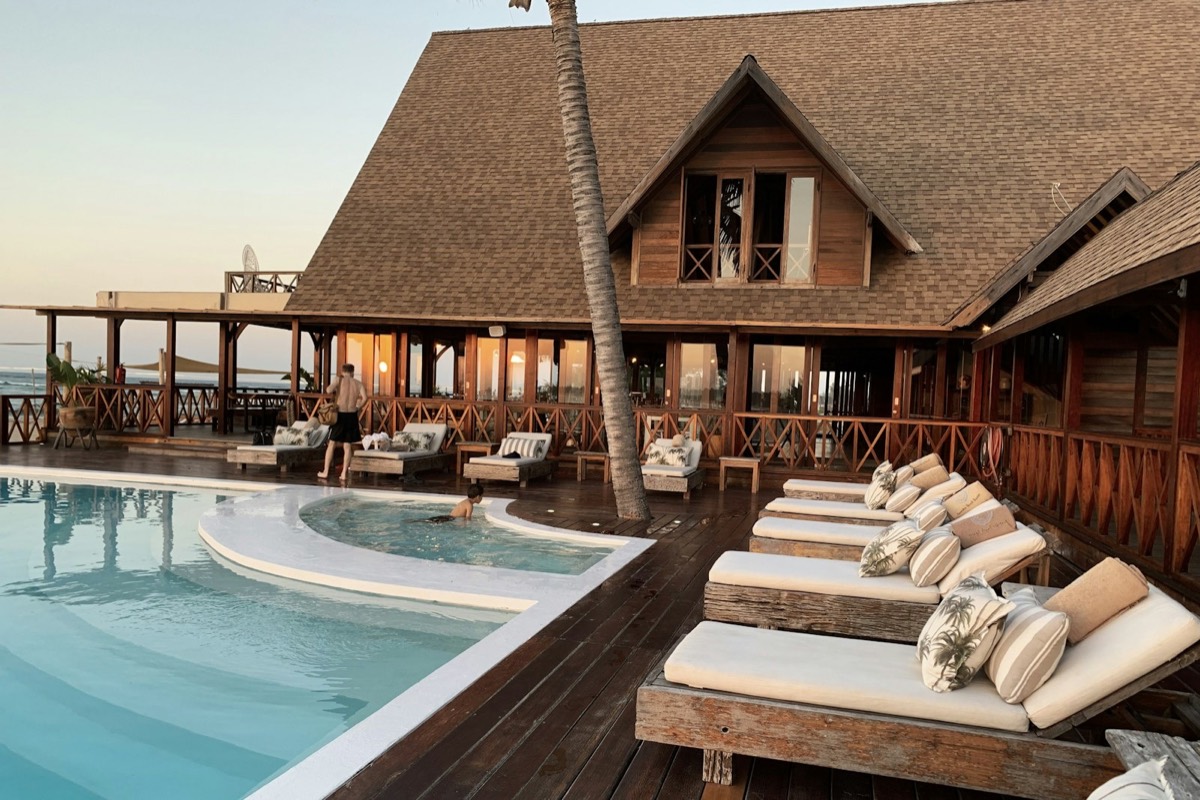 Hotel and resort sofas