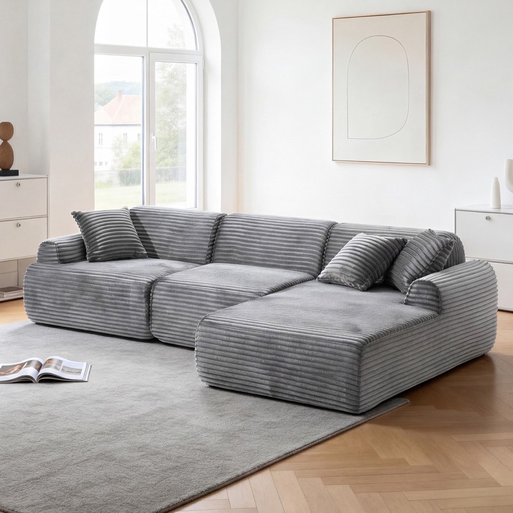 Compressed Sofa - T-983 Grey