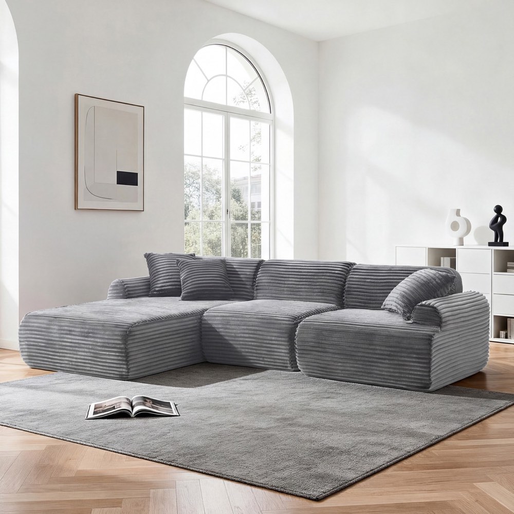 Compressed Sofa - T-983 Grey