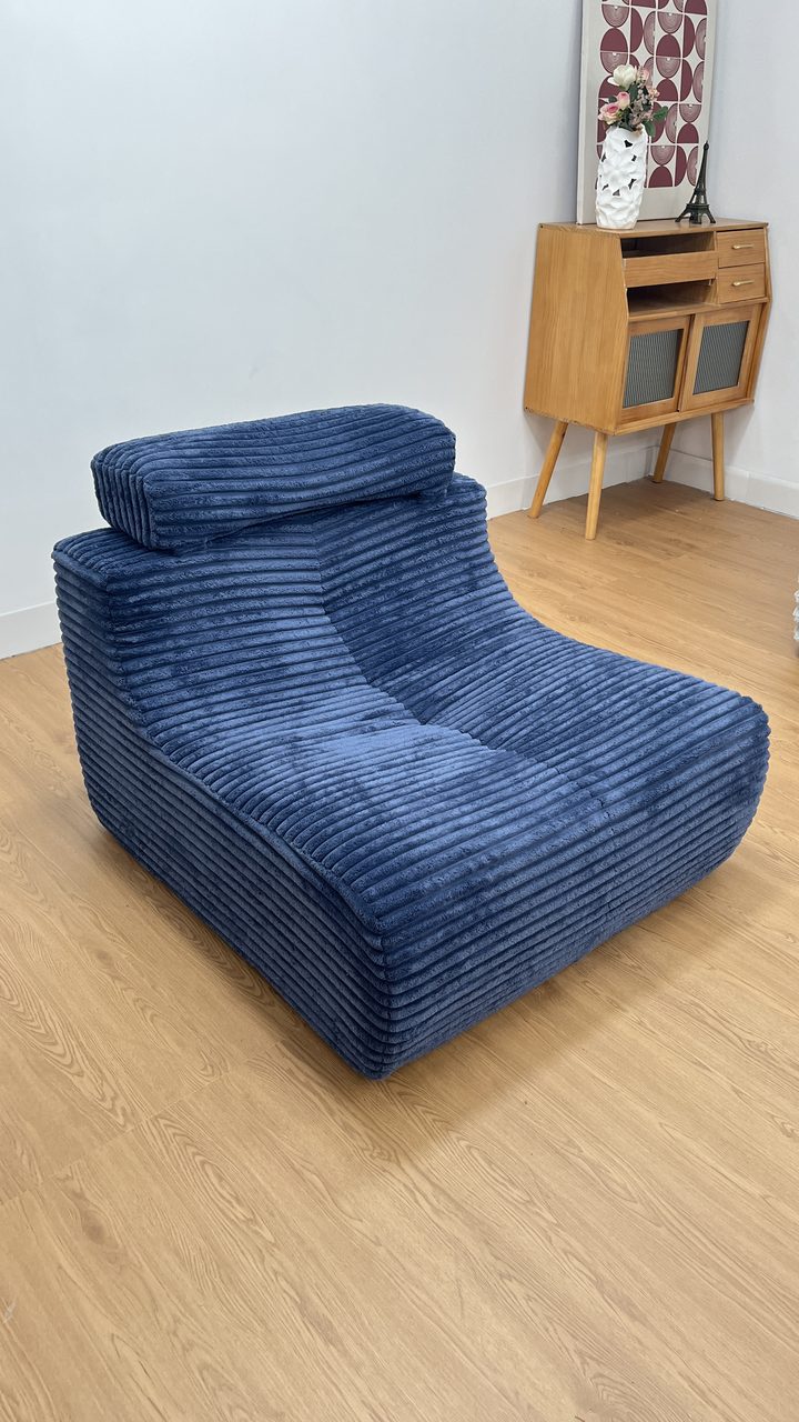Compressed Sofa - T-338 Corduroy Single Seater
