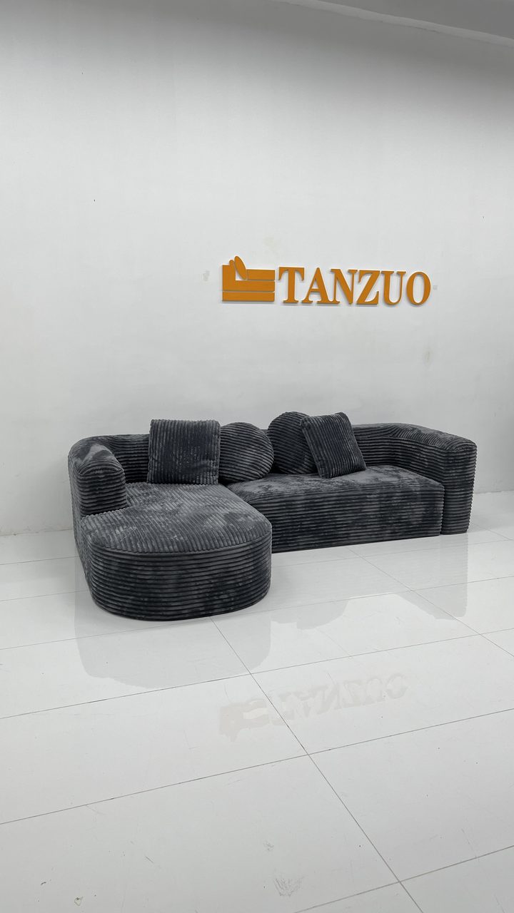 Compressed Sofa - T-629 Corduroy 2-Seater + Chaise