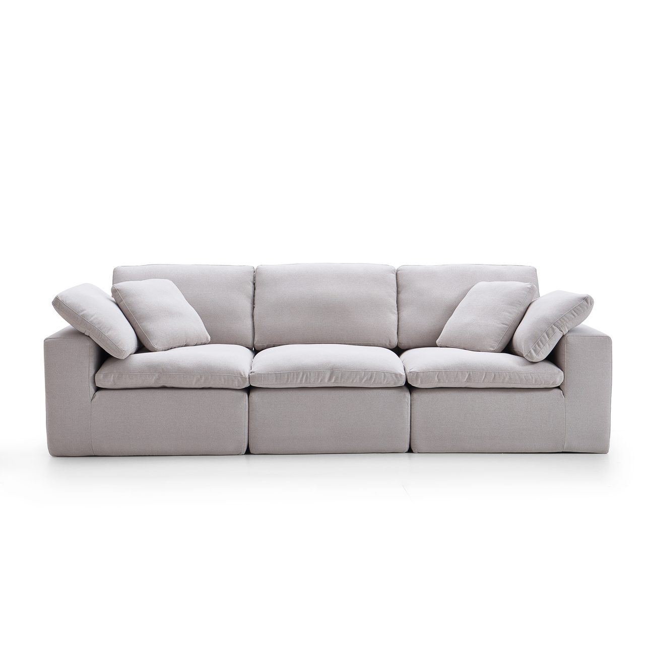 Compressed Sofa - T-022 Chenille 3-Seater