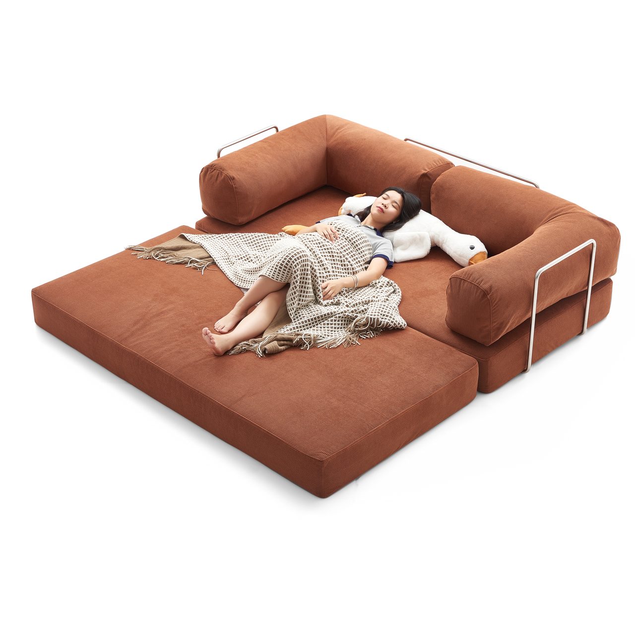 Compressed Sofa Bed - T-007 Corduroy