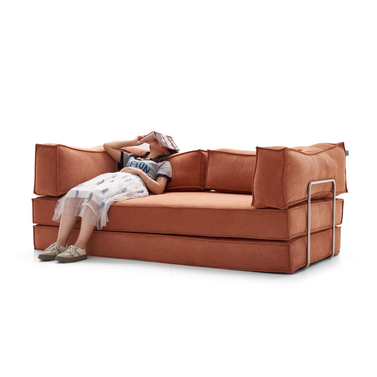 Compressed Sofa Bed - T-008 Corduroy