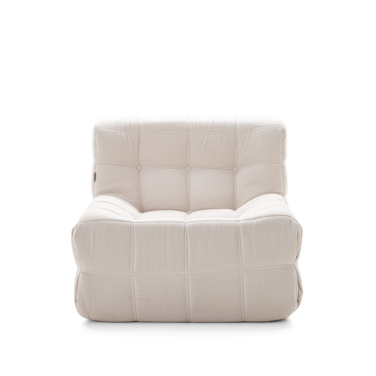 Compressed Sofa - T-206-O Corduroy Single Seater